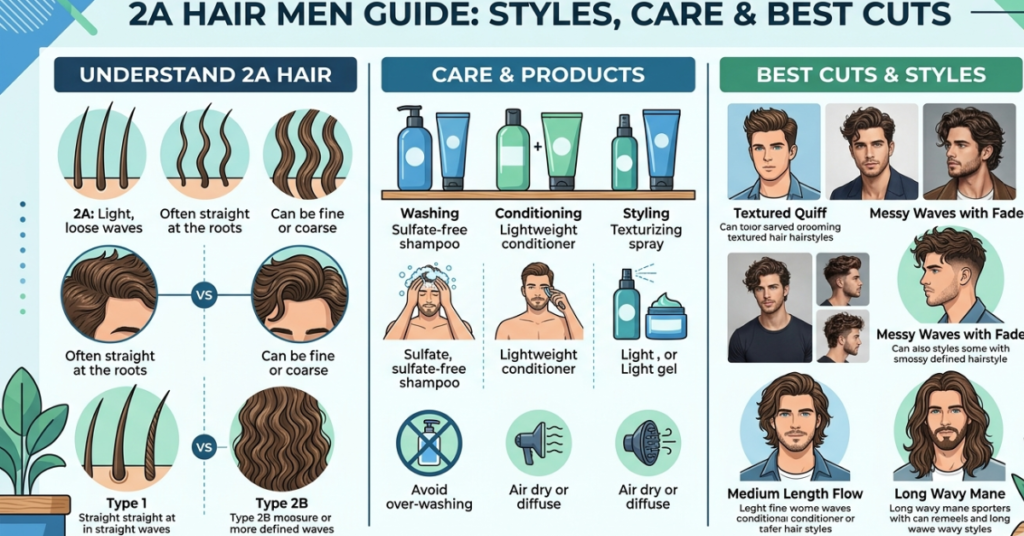 2A Hair Men Guide Styles, Care & Best Cuts