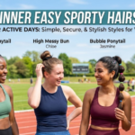 Beginner Easy Sporty Hairstyles for Active Days