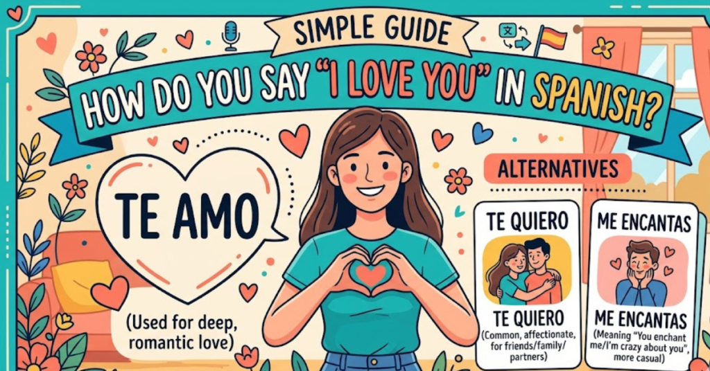 How Do You Say I Love You in Spanish? Simple Guide