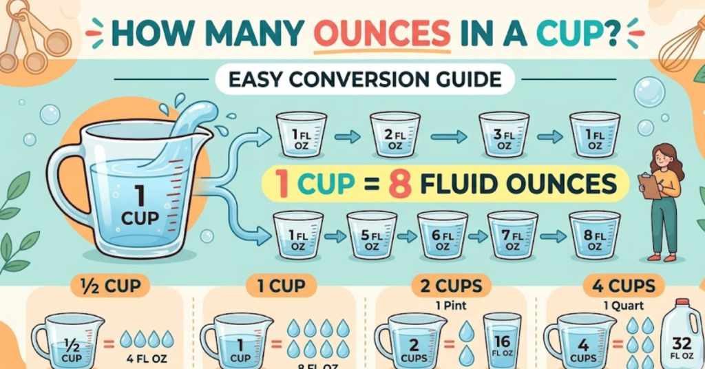 How Many Ounces in a Cup? Easy Conversion Guide