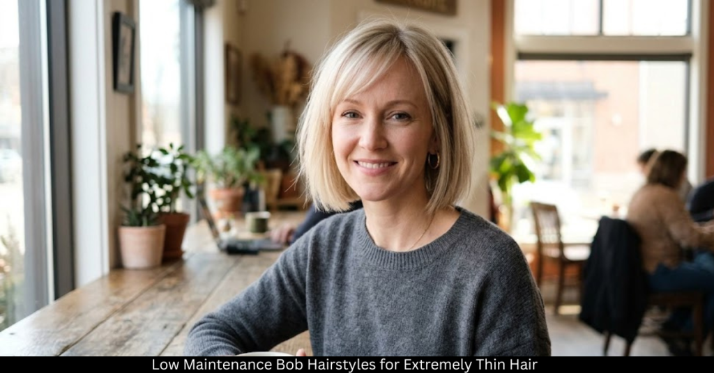 Low Maintenance Bob Hairstyles for Extremely Thin Hair