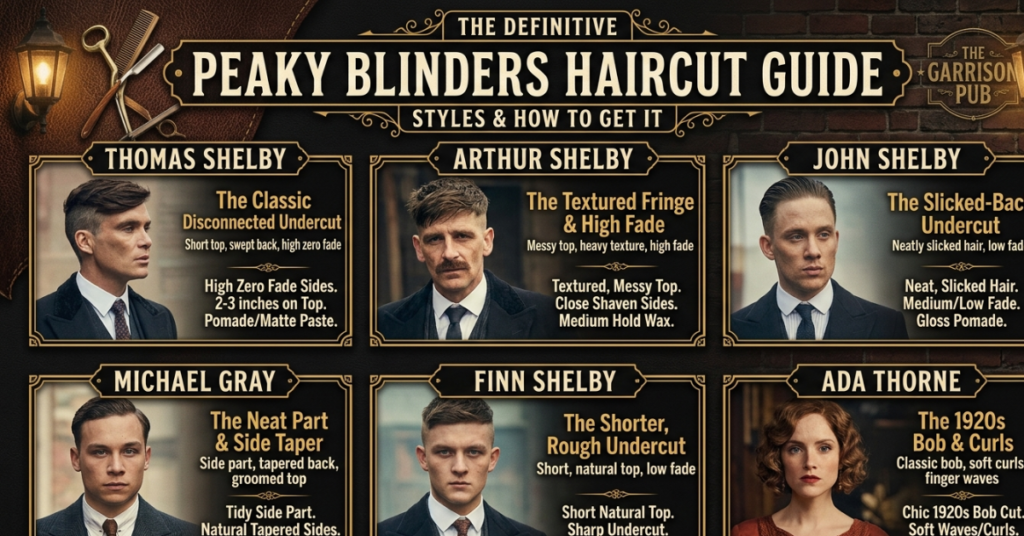 Peaky Blinders Haircut Guide: Styles & How to Get It