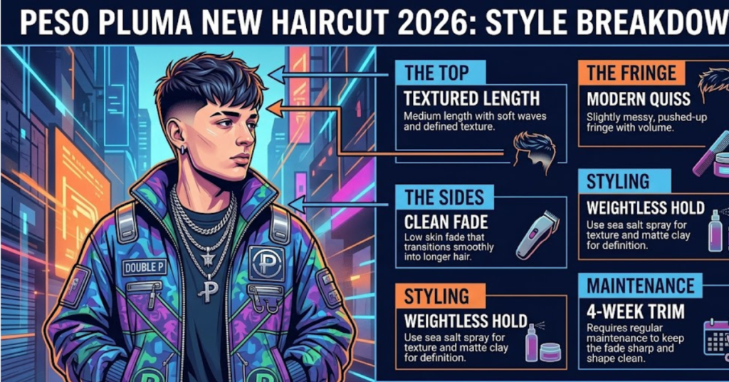 Peso Pluma New Haircut 2026 Style Breakdown
