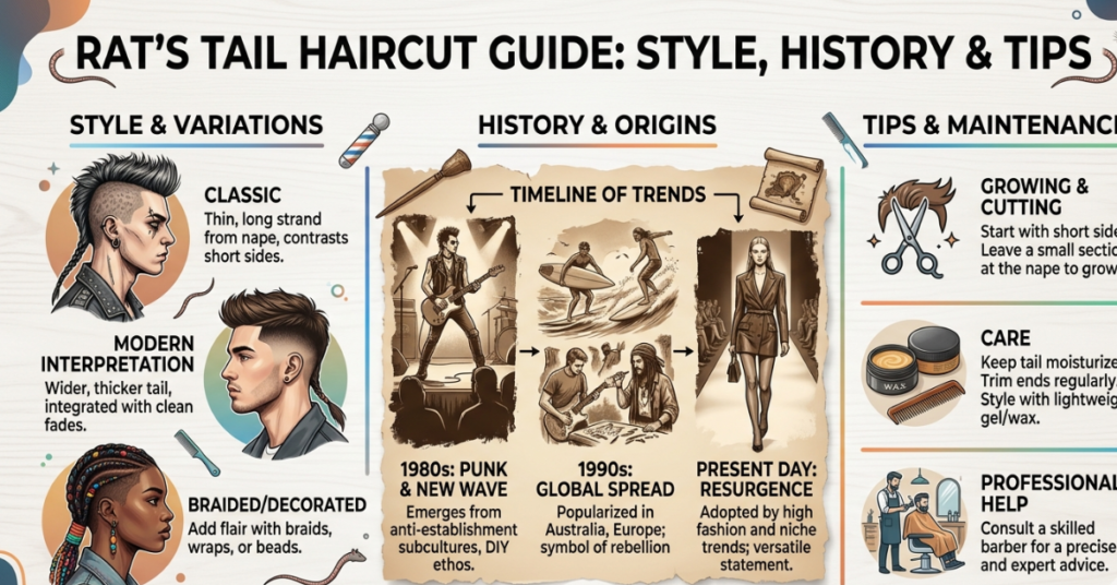 Rats Tail Haircut Guide: Style, History & Tips