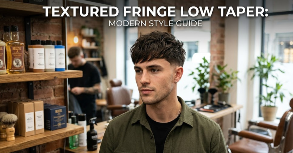 Textured Fringe Low Taper: Modern Style Guide