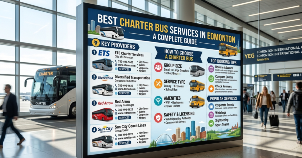 Best Charter Bus Services in Edmonton: A Complete Guide
