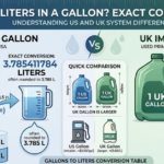 How Many Liters in a Gallon Exact Conversion Guide