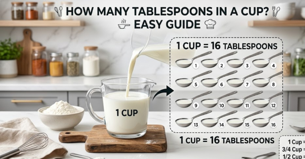 How Many Tablespoons in a Cup? Easy Guide