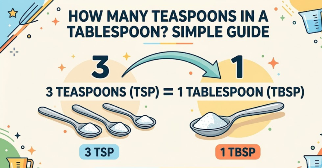 How Many Teaspoons in a Tablespoon Simple Guide