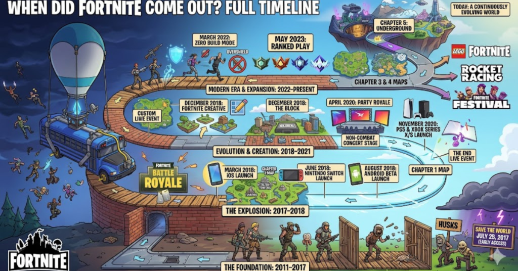 When Did Fortnite Come Out? Full Timeline