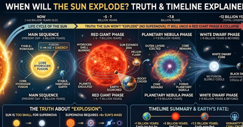 When Will the Sun Explode? Truth & Timeline Explained